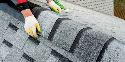 Roofing shingles ridge